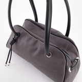 Сумка Саломея 501 итальянский серый + черный