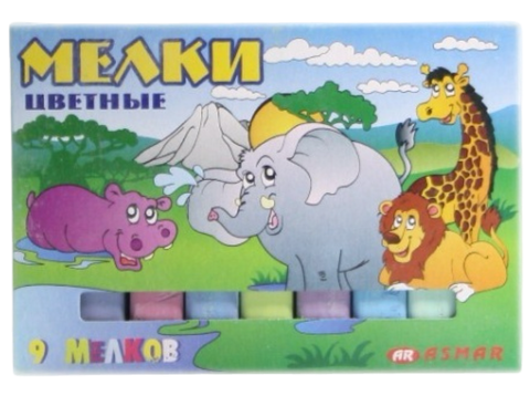 Мелки цветные 