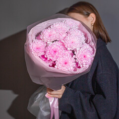 Букет цветов Презент (розовый)