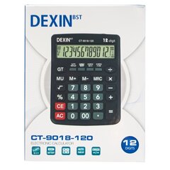 
          Калькулятор Alingar 12 разрядов, 155*205*25 мм, черный, "CT-9018-120"