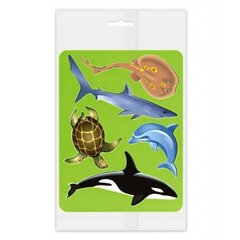 
          Трафарет для рисования, пластик, СТАММ "Морские обитатели", пакет