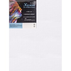 
          Холст на подрамнике, Alingar, 30х40 см, 400г/м2, среднее зерно, хлопок, акриловая трёхкомпонентная грунтовка, прямоугольный, индивидуальная упаковка
