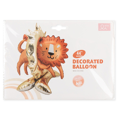 К Фигура на подставке, Цирк, Смелый лев, 44''/112 см, 1 шт. (В упаковке)