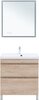 Aquanet 345801 Тумба с раковиной Нота new 75 напольная 2 ящ. цв.дуб светлый (345801)
