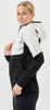 Тренировочная куртка с капюшоном Nordski PRO TOUR HOOD White/Black W женская