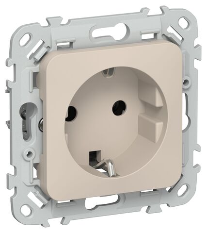 FLITE Роз. с з/к без з/ш б/к 16А РС11-1-ФлЛ льн. IEK