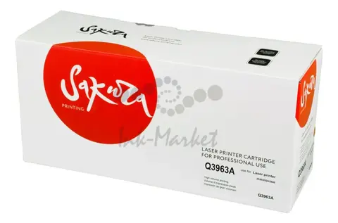 Картридж Sakura Q3963A (122A) для HP, пурпурный, 4000 к.