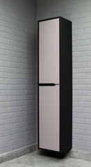 Пенал подвесной 35 Карат Серый тауп без ящика правый