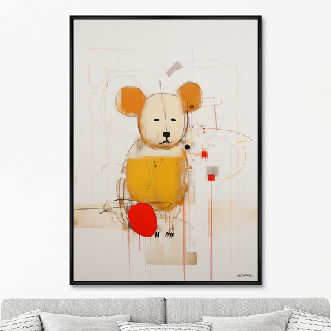ArtNoMore - Репродукция картины на холсте Oh, those mice, No 1, 2024г.