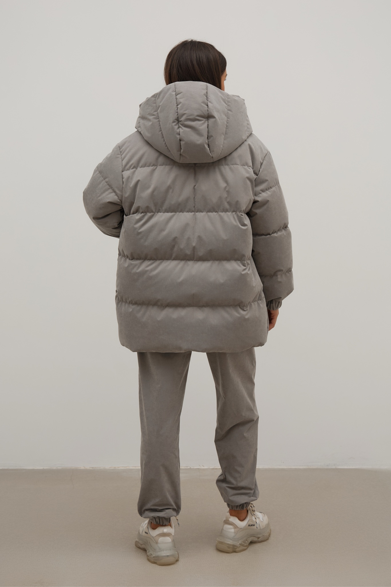 Пуховик COLD SEASON, пепельный