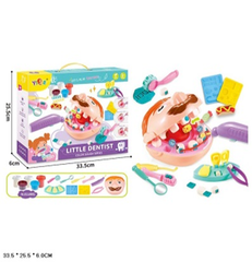 Пластилин Зубастик 16 элеметов, размер 34*27