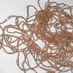 Гематин (гематит), оттенок "Розовое золото", шар с гранями (разделитель) 2,5мм