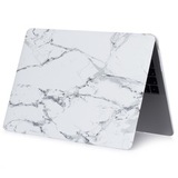 Чехол Hardshell Case Marble для Macbook Pro 13.3" (2016-2020) и Pro 13.3" М1 (2020) и Pro 13.3" М2 (2022) (A1706; A1708; A1989; A2159; A2251; A2289; А2338) (Белый мрамор с серым)