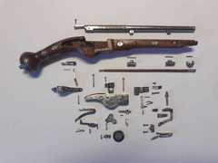 Miniature XIX weellock pistol