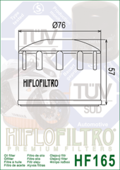 Фильтр масляный Hiflo HF165