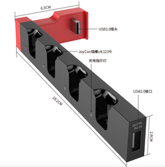 Зарядная док-станция для Joy-Con Nintendo Switch (iPEGA)