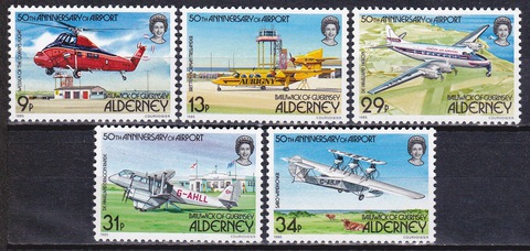 Alderney 1985 №18-22 **MNH