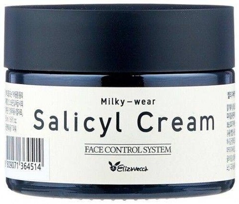 Крем для лица на основе салициловой кислоты с эффектом пилинга Sesalo Face Control System Salicyl Cream ELIZAVECCA