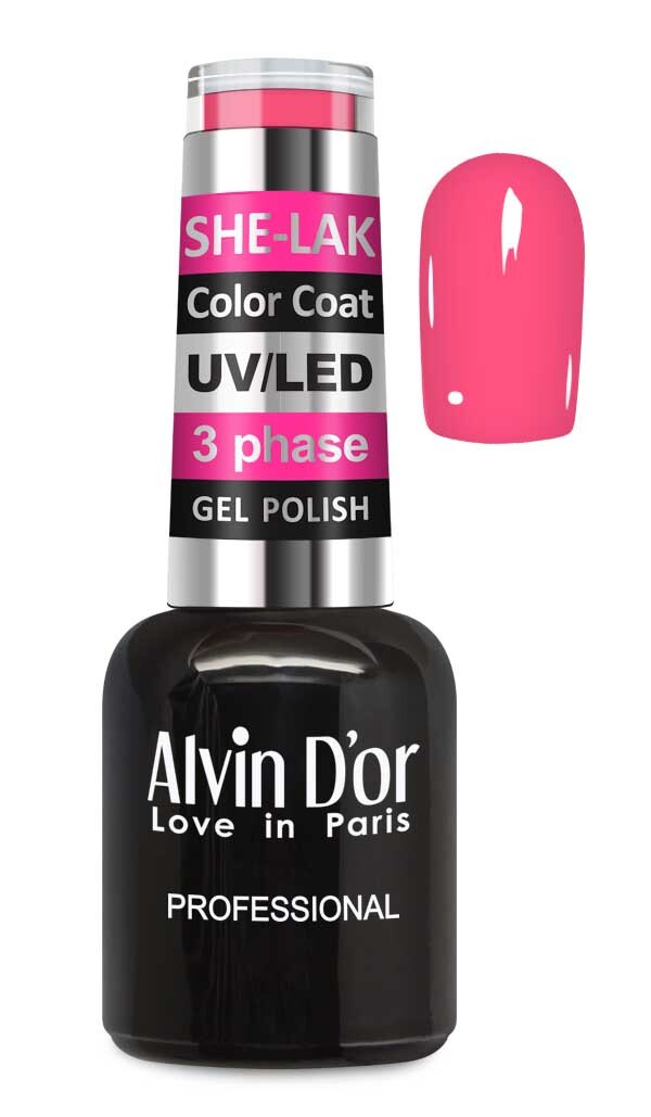 Alvin D`or  ADN-35М Лак SHE-LAK Color Coat  тон  3536   8мл