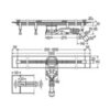Viega 721671 Advantix Vario душевой лоток, проп. способность 0,55-0,6 л/с, L=300-1200, монтажная высота 70-95 мм