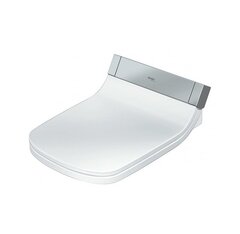 Duravit SensoWash® Starck 610000000000000 Сиденье для унитаза, Duravit, SensoWash® Starck, с крышкой, ширина, мм-376, глубина, мм-519, без декора, цвет-белый, душ для ягодиц, для дам и комфортный душ, индивидуальная установка температуры воды, фена, фото