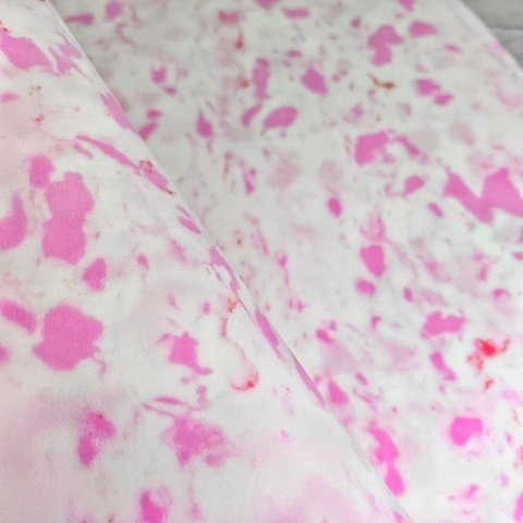 Фоамиран зефирный Мраморно-розовый. Толщина 1,0 мм, Лист 50х50см