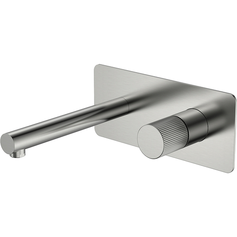 Boheme 125-NB.3 Смеситель STICK из стены NIKEL BRUSH LINEA_Комплект