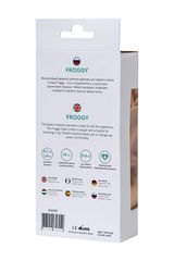 Мятная силиконовая анальная цепочка Froggy - 27,4 см. - 