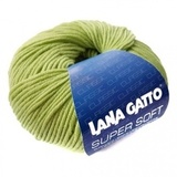 Пряжа Lana Gatto Supersoft 5282 салатовый
