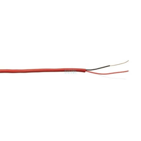 Сигнальный кабель огнестойкий Eletec КСВВ нг(А)-LS 2х0,22 мм2 (2х0,5 мм моножила), 200 м