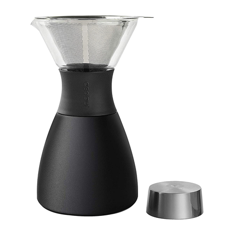 Кофеварка портативная Asobu Pour Over (1 литр), черная