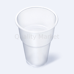 Стакан 500 мл "Факел" (бесцветный) Фопос (20уп/100шт/2000шт)