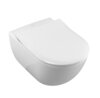 Villeroy&Boch Subway 9M65S101 Сиденье для унитаза, Villeroy&Boch, Subway, ширина, мм-358, глубина, мм-432, с плавным опусканием, материал шарниров-нержавеющая сталь, цвет шарниров-нержавеющая сталь, цвет-белый