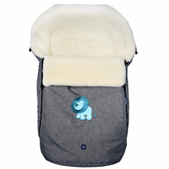 №S77 Exlusive Lion  melange fabric (серый)