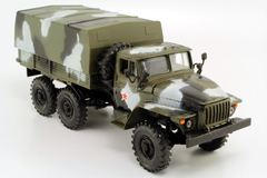 Ural-4320 with awning camouflage Elecon 1:43