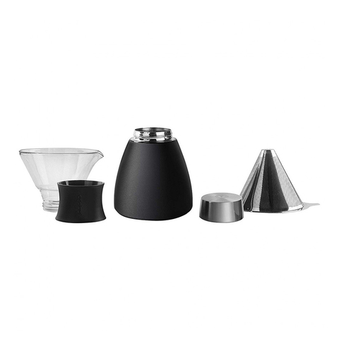 Кофеварка портативная Asobu Pour Over (1 литр), черная