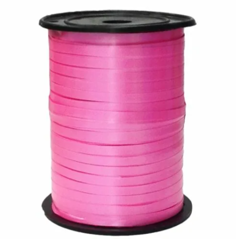 Лента обвязочная 0,5см, 250м, светло-розовая металлик