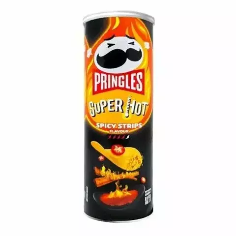 Чипсы Pringles Super Hot Spicy Strips (110 гр)