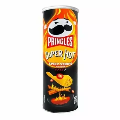 Чипсы Pringles Super Hot Spicy Strips (110 гр) – купить по выгодной ...