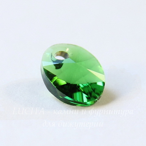 6028 Подвеска Сваровски Овал Dark Moss Green (8 мм)
