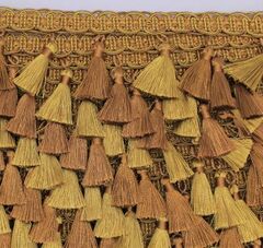 Бахрома для штор с кисточками, ш. 8 см, 10418/1