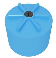 Емкость ЭВЛ 4500 Ирпласт цилиндрическая 4500 л. вертикальный (2030x2030x1720см;голубой) - арт.560314