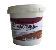 Мастика на какао масле Domkonditeroff 1 кг коричневая