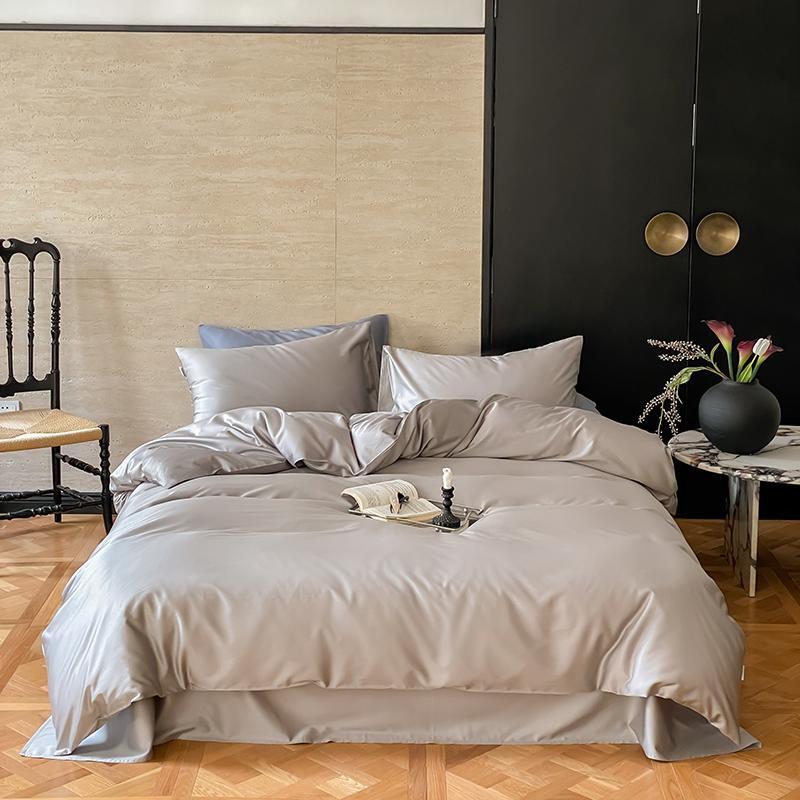 ZEPHYR HOME КПБ 1.5 Полуторка Тенсель серый