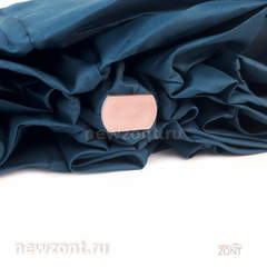 Плоский мини зонт АртРейн темно-лазурная синь