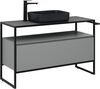 Allen Brau Priority 1.31004.PGM Тумба под раковину, цвет: серый
