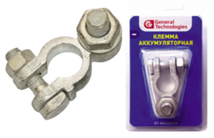Клемма General Technologies для аккумулятора "-" GT-M060002N (латунь)  12/ 108