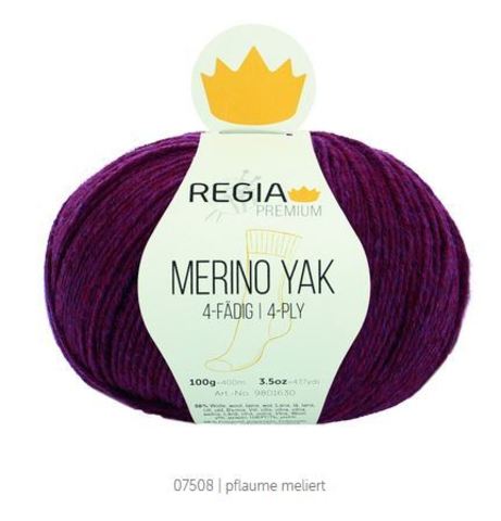 Пряжа Schachenmayr Regia Merino Yak 07508 слива