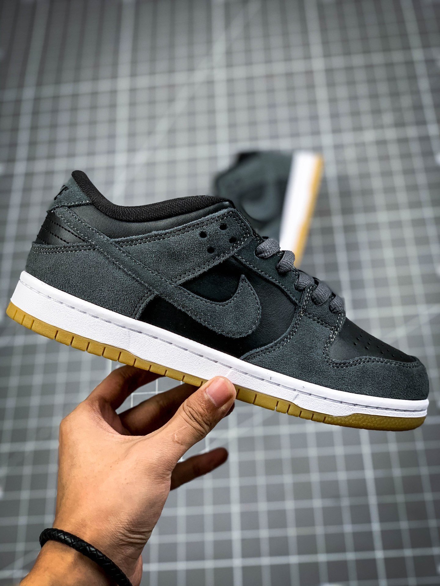 Nike SB Dunk Low Dark Grey Black Gum