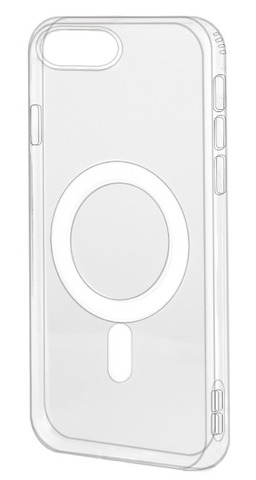 Чехол магнитный с функцией MagSafe для iPhone 7 / 8 / SE 2020 / SE 2022 / Противоударный чехол с магнитным креплением / добавляет функцию магсейф на айфон 7 / 8 / СЕ 2020 прозрачный